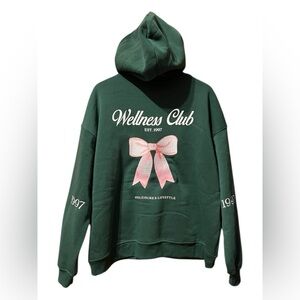 Cult Favorite “Wellness Club” Zip-Up Hoodie – XL